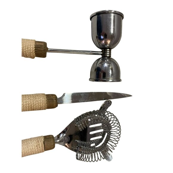 Vintage MCM Bar Tools Used Set of 6 Used - Picture 9 of 11